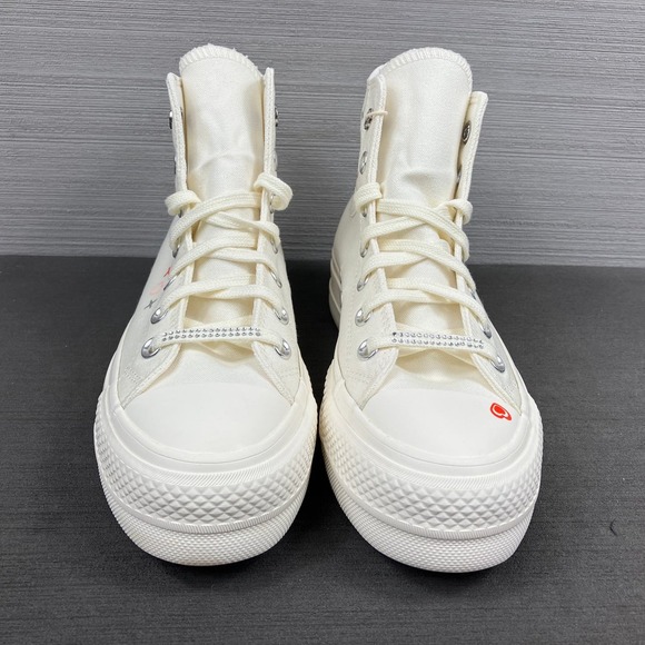 Size 6.5 - Womens Chuck Taylor All Star Lift Platform High 'Y2K Heart' A09114C - Picture 2 of 8